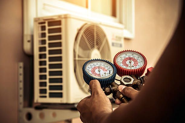 Professional Ductwork Repair technician working in Rainbow City, AL